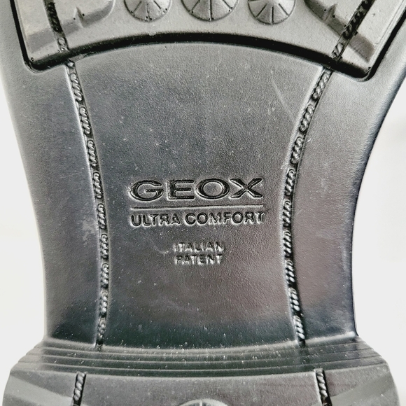 NEW Geox Walk Pleasure Black Lace-up Loafers Size 7 - Picture 9 of 10